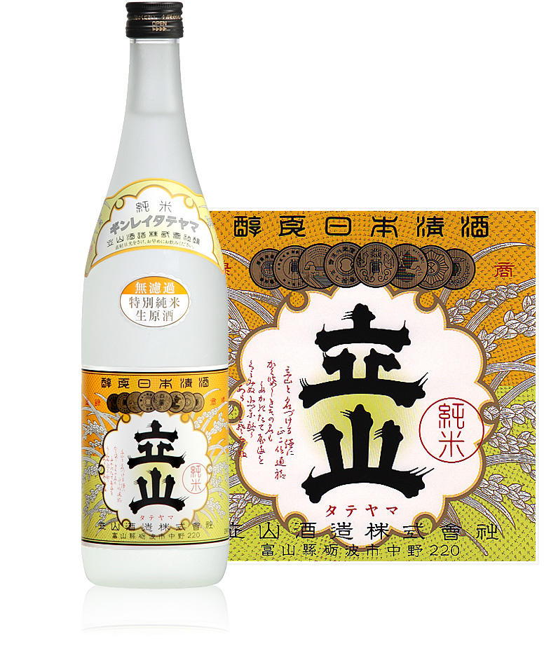 Tateyama Unfiltered Tokubetsu Junmai Namagenshu 720ml